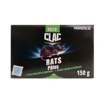 Raticide spécial Rats format pâte huilée - Graines Schletzer