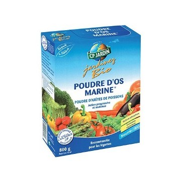 Pourdre d'os marine BIO CP Jardin 800 gr