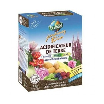 Acidificateur de terre BIO CP Jardin 2 kg